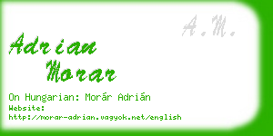 adrian morar business card